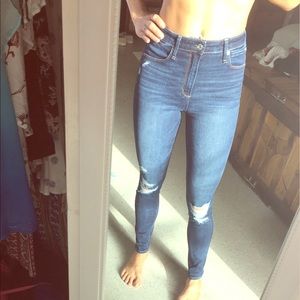 Abercrombie high rise jeans